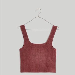 Madewell Popcorn Tank in Fig